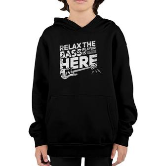 Bass Player Gift For A Bass Guitar Player Youth Hoodie | Mazezy