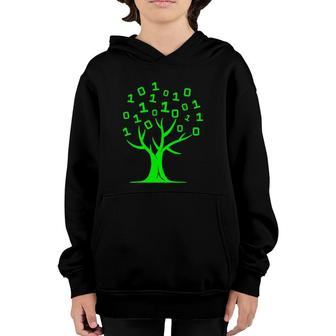 Binary Tree - It Computer Programming Coding Youth Hoodie | Mazezy