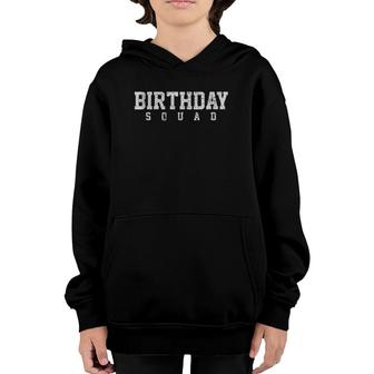 Birthday Squad Group Party Celebration Youth Hoodie | Mazezy