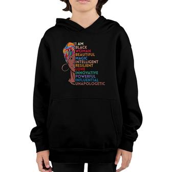 Black History Month African Roots Pride African American Youth Hoodie | Mazezy