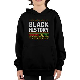Black History Pride Bhm African Heritage African American Youth Hoodie | Mazezy