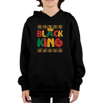 Black King History Month Proud Afro African Queen Youth Hoodie | Mazezy