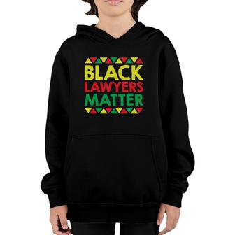 Black Lawyers Matter African American Black Pride Youth Hoodie | Mazezy