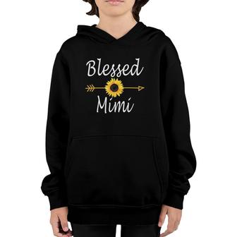 Blessed Mimi Sunflower Mothers Day Gifts Youth Hoodie | Mazezy