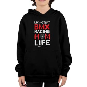 Bmx Racing Mom Mother's Day Youth Hoodie | Mazezy