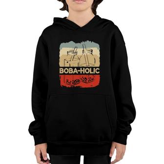 Boba Holic Boba Tapioca Pearl Bobba Drink Beverage Milk Tea Youth Hoodie | Mazezy