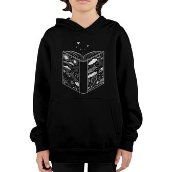Book Lover Reader Bookworm Reading Youth Hoodie | Mazezy