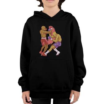 Boxers Fighting Match Boxing Lover Youth Hoodie | Mazezy