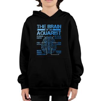 Brain Of A Aquarist For A Fish Aquarium Youth Hoodie | Mazezy