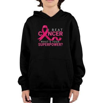 Breast Cancer Survivor Fighter Patient Chemotherapy Gift Youth Hoodie | Mazezy