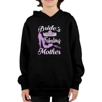 Bride's Fabulous Mother Happy Wedding Marry Vintage Youth Hoodie | Mazezy