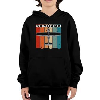 C-172 Vintage Style Retro Airplane Pilot Youth Hoodie | Mazezy