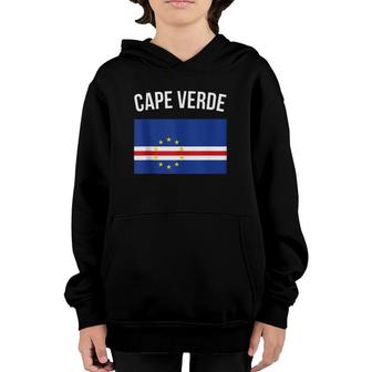 Cape Verde Cabo Verdean Flag Gift Cape Verde Flag Youth Hoodie | Mazezy