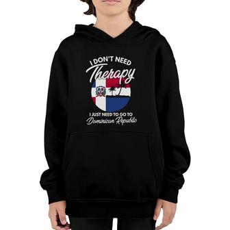 Caribbean Flag I Dominican Republic Flag I Dominican Republic Youth Hoodie | Mazezy