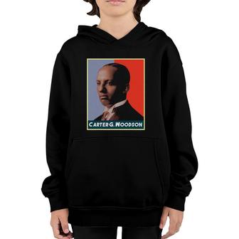 Carter G Woodson Portrait Gift Youth Hoodie | Mazezy