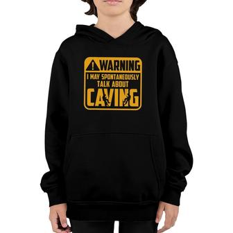 Caving Spelunker Nature Explorer Cavers Youth Hoodie | Mazezy