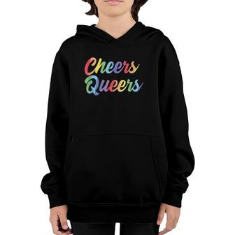 Cheers Queers Lgbt Gay Pride Youth Hoodie | Mazezy