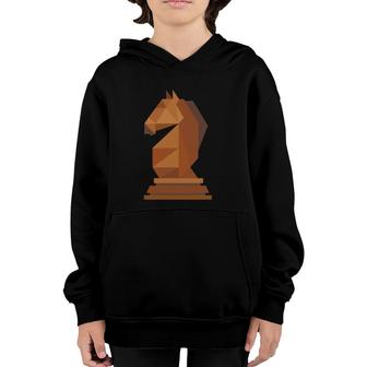 Chess Knight Cool Retro Gift Chess Player Youth Hoodie | Mazezy
