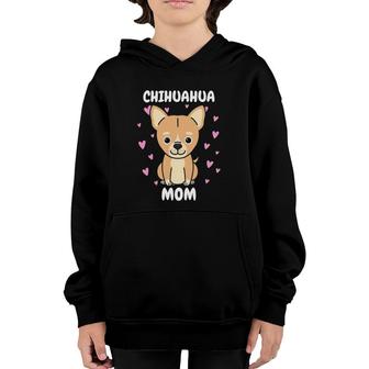 Chihuahua Mom Mummy Mama Mum Mommy Mother's Day Mother Youth Hoodie | Mazezy