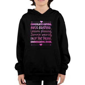 Christian Homeschool Mother Crunchy Mom Design Youth Hoodie | Mazezy