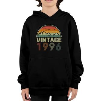 Classic 25Th Birthday Gift Idea Vintage 1996 Ver2 Youth Hoodie | Mazezy
