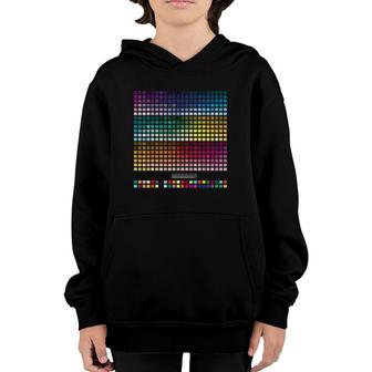 Color Chart Test Color Chart Youth Hoodie | Mazezy