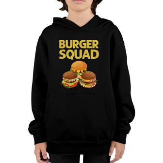 Cool Hamburger Art Men Women Cheeseburger Fast Food Burger Youth Hoodie | Mazezy DE