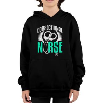 Correctional Nurse Prison Jail Corrections Nursing Gift Youth Hoodie | Mazezy
