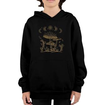 Cottagecore Mushroom , Goblincore Aesthetic Psychedelic Youth Hoodie | Mazezy