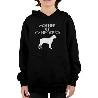 Cute & Unique White Mother Of Cane Corso E010606 Youth Hoodie | Mazezy