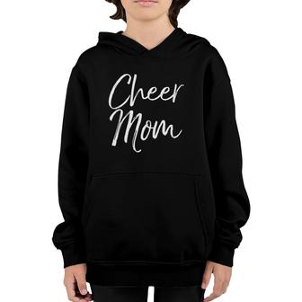 Cute Matching Family Cheerleader Mother Gift Cheer Mom Youth Hoodie | Mazezy