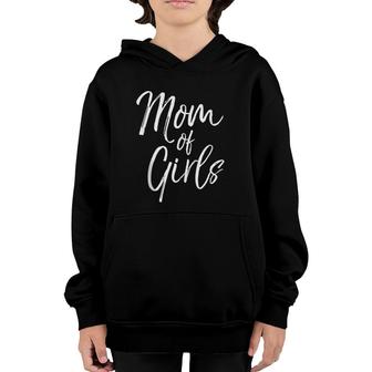 Cute Mother's Day Gift For Women From Daughters Mom Of Girls Youth Hoodie | Mazezy DE