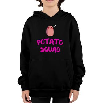 Cute Potato Squad Kawaii I Love Potatoes Youth Hoodie | Mazezy