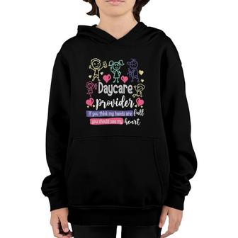 Daycare Teacher Childcare Daycare Provider Youth Hoodie | Mazezy