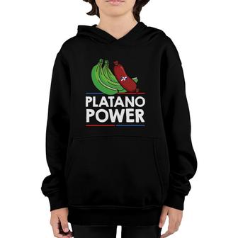 Dominican Republic - Platano Power Dominicana Heritage Youth Hoodie | Mazezy