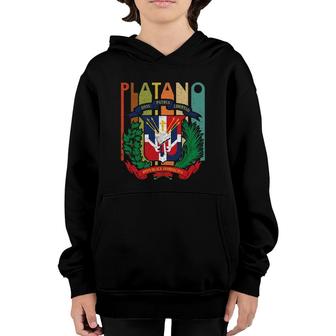 Dominican Republic Platano Power Dominicana Heritage Youth Hoodie | Mazezy