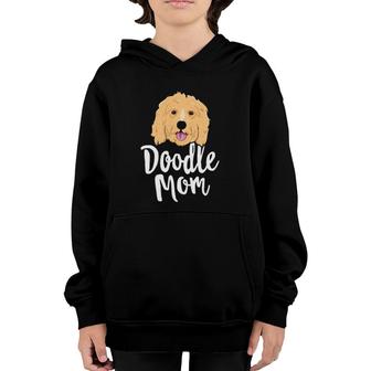 Doodle Mom Goldendoodle Dog Puppy Mother Youth Hoodie | Mazezy