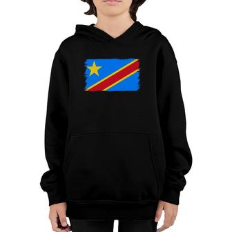Dr Congolese Flag Dr Congo Youth Hoodie | Mazezy