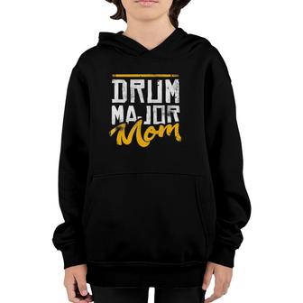 Drum Major Mom Mother Mommy Marching Band Parent Youth Hoodie | Mazezy CA