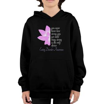 Eating Disorder Awareness Recovery Gift Youth Hoodie | Mazezy