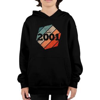 Established 2001 Vintage 20Th Birthday Gift Retro Est 2001 Ver2 Youth Hoodie | Mazezy