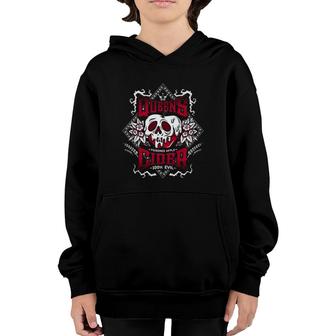 Evil Queen Cider Poisoned Apple Goth Witch Youth Hoodie | Mazezy