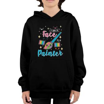 Face Painter Gift For Makeup Artist Youth Hoodie | Mazezy