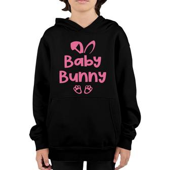 Family Easter Baby Bunny Matching Easter Bunny Egg Hunting Youth Hoodie - Seseable