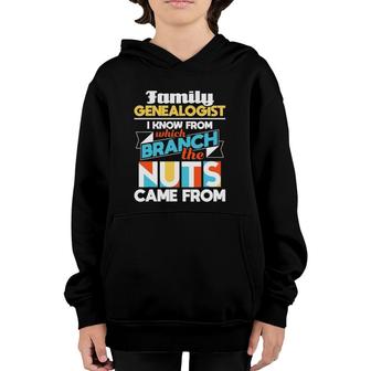 Family Genealogist - Genealogy Ancestry Family Historian Youth Hoodie | Mazezy