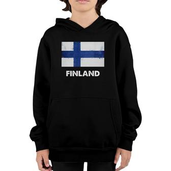 Finland Flag Republic Of Finland Youth Hoodie | Mazezy