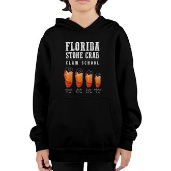 Fresh Florida Stone Crab Claw School Seafood Mustard Sauce Youth Hoodie | Mazezy