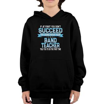 Fun Band Teacher Gift Funny Saying Youth Hoodie | Mazezy
