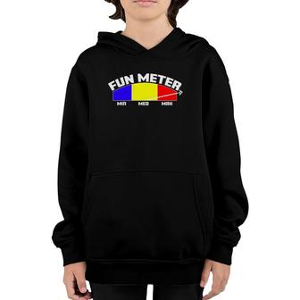 Fun Meter Off The Charts Youth Hoodie | Mazezy