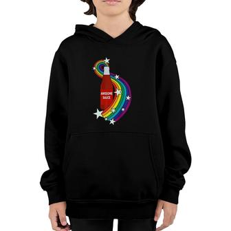 Funny Awesome Sauce For Awesome People Youth Hoodie | Mazezy